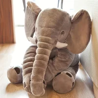 1pc Elephant Design Pet Grinding Teeth Plush Toy Durable Chew Toy ForDog Interactive Supply 1