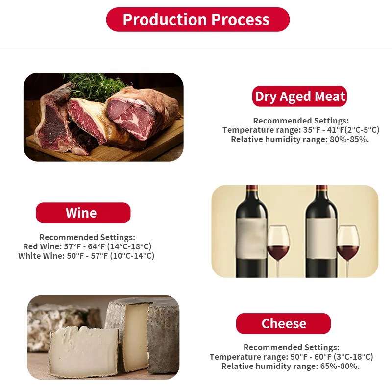 CHEFMAX Meat Refrigerator Dry Cured Curing Cabinet Machine Chamber - Image 6