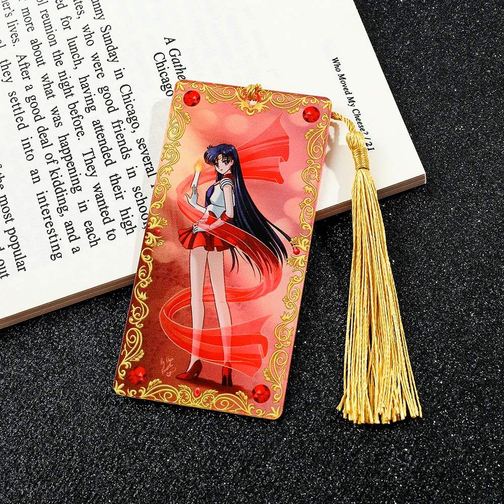 8 estilo anime americano menina guerreiro livro marca marinheiro lua  acrílico marcador presente para fãs dos desenhos animados livro fãs ler  marcador das mulheres dos homens - AliExpress, image size:1000x1000