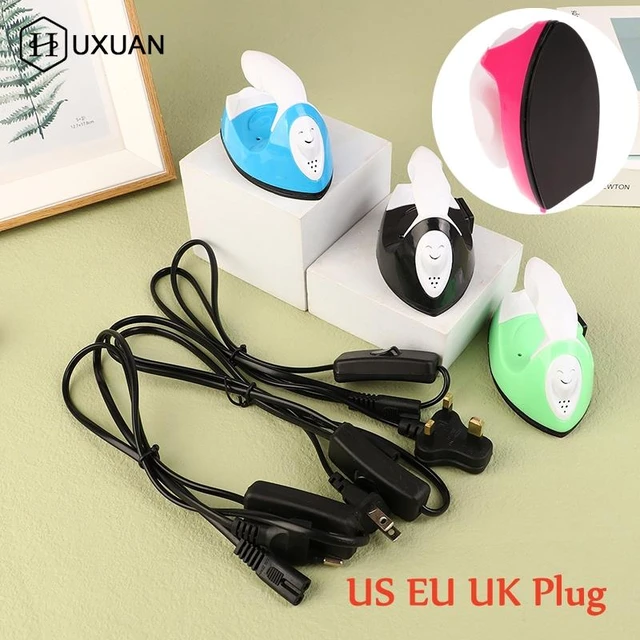 Mini plancha eléctrica artesanal, prensa de calor portátil, pequeña,  artesanal, para planchar ropa, electrodomésticos de lavandería, enchufe de  la UE/EE. UU./Reino Unido - AliExpress