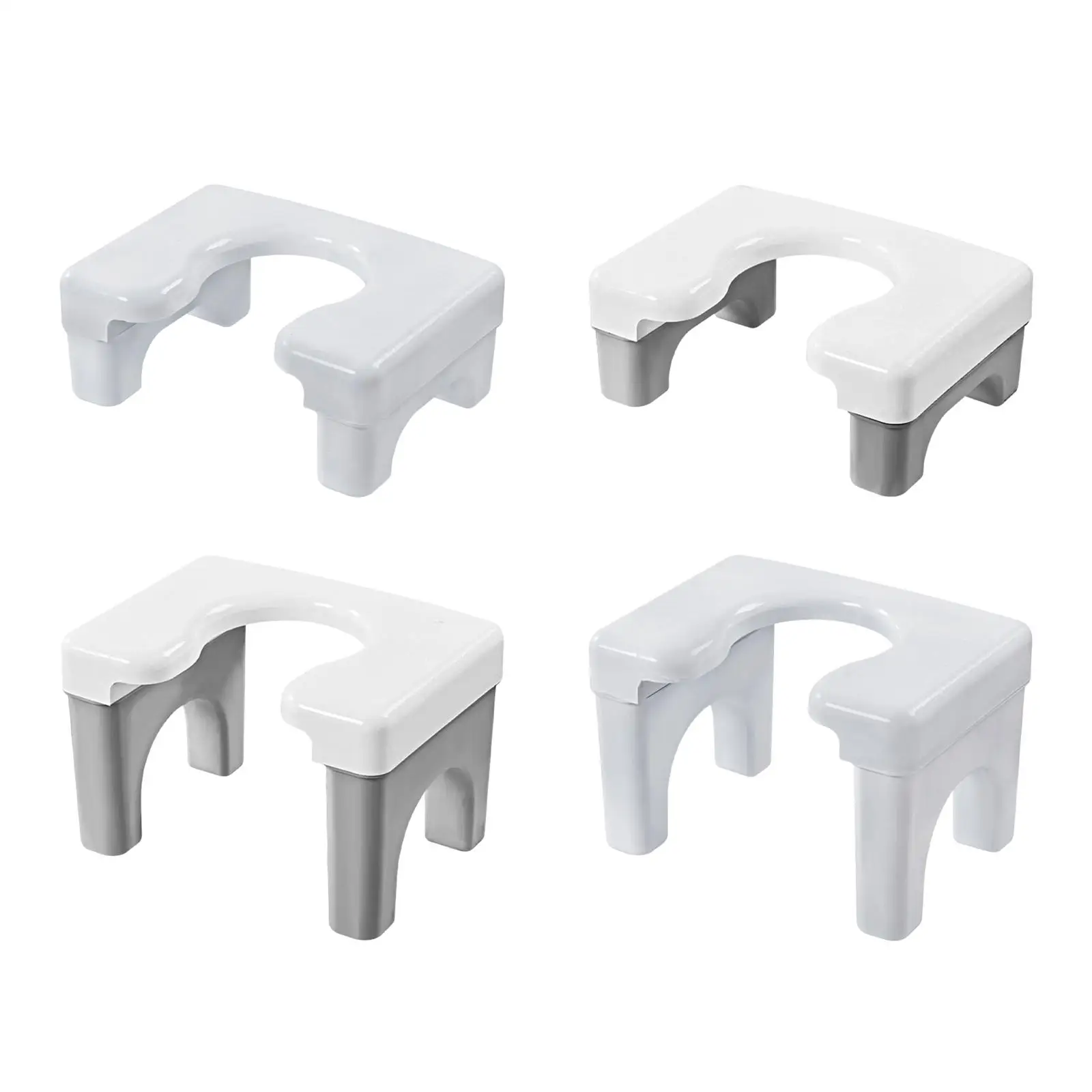 Toilet Seat Squatting Toilet Stool Chairs Widen Panel Household Moveable Lightweight Non Slip Potty Chairs for Bathroom Indoor Outdoor Hotel