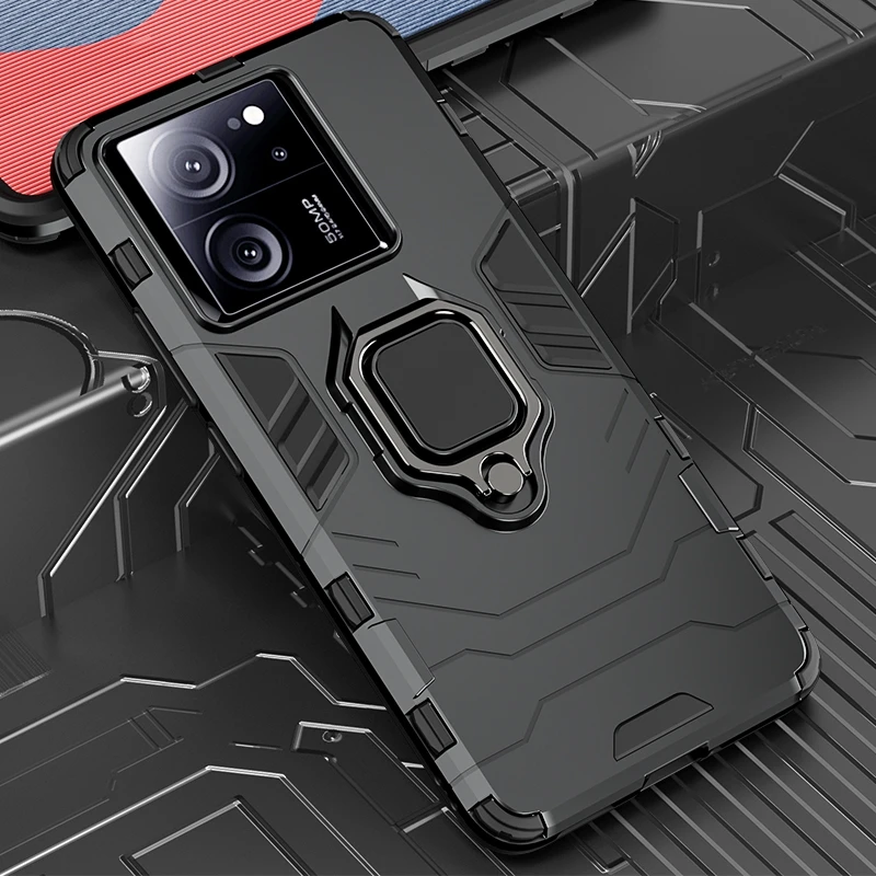 Magnet Armor For Xiaomi 13T 12X 11T 12T 13 12 Mi 9T 10T 10 9 8 A2 11 Lite 5G NE 11i Pro A3 A1 ShockProof Ring Case Cover_voghion.com