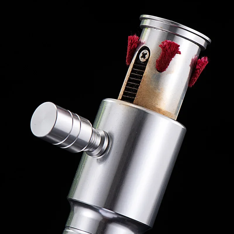 2024 New Aluminum Torch Torch Metal Windproof Creative Outdoor Tribal Torch Kerosene Lighter Wholesale 3