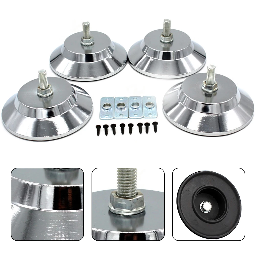 

4Pcs Adjustable Billiard Table Feet Anti-slip Sporting Billiard Accessories Table Leg Levelers For Football Table Air Hockey