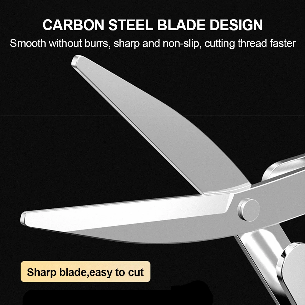 Description Picture 4 of itemFolding Scissors Safe Portable Keychain Trip Scissors Cutter, Safety Portable Travel Trip Scissors Used for Home Office Fishing