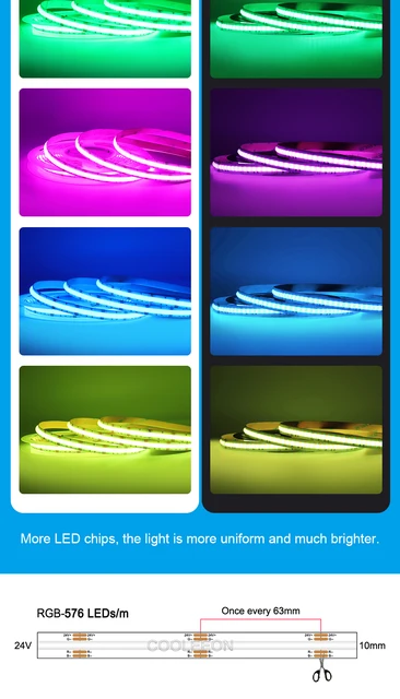 Cob Led 840 Flexible High Bright Dotless