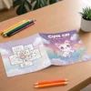 Cute Cat Art Coloring Book 24 Page Adult Picture Book Gift For Birthday Party Relieve Stress Kill Time Graffiti Painting Drawing 3