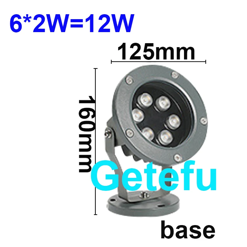 thumbnail image 1 of Luces LED para jardín de 12 W y 18 W, lámpara LED para exteriores resistente al agua para césped, CA 85-265 V, 12 V, foco con punta para paisaje, IP65, luz LED para camino de jardín, 1 of 5