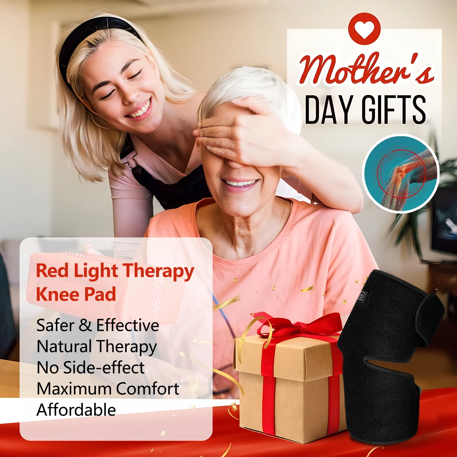 660nm Red Light & 850nm Near-infrared Light Therapy Equipment For Knee Joints