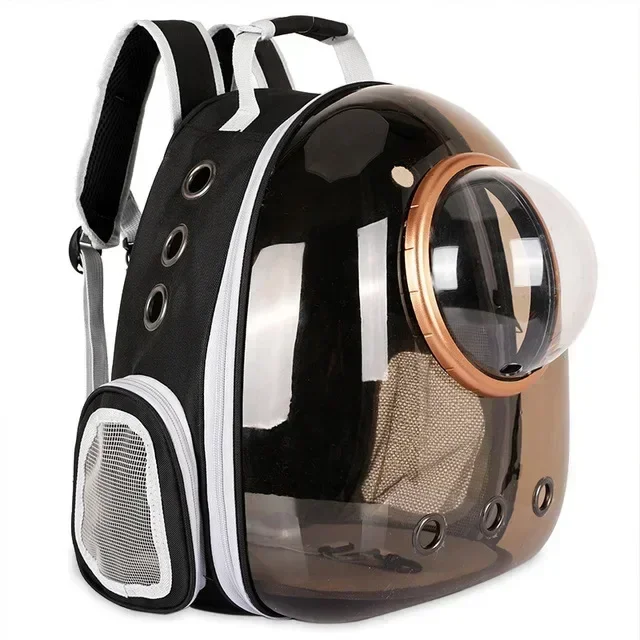 Transparent Capsule Pet Cat Backpack Out Travel Portable Cat Accessories Breathable Bag for Cats and Small Pet Dogs