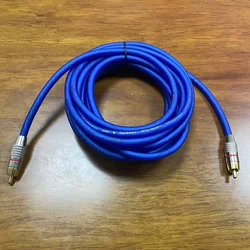 Premium Nylon Braided RCA Digital Coaxial Audio Cable - 5m (1RCA Male to Male)