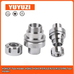SENO HSK63F Tool Holder HSK63 HSK ER ER16 ER25 ER32 ER40 Tool Holder HSK 63F ER Engraving Woodworking Machine HSK63F Tool Holder