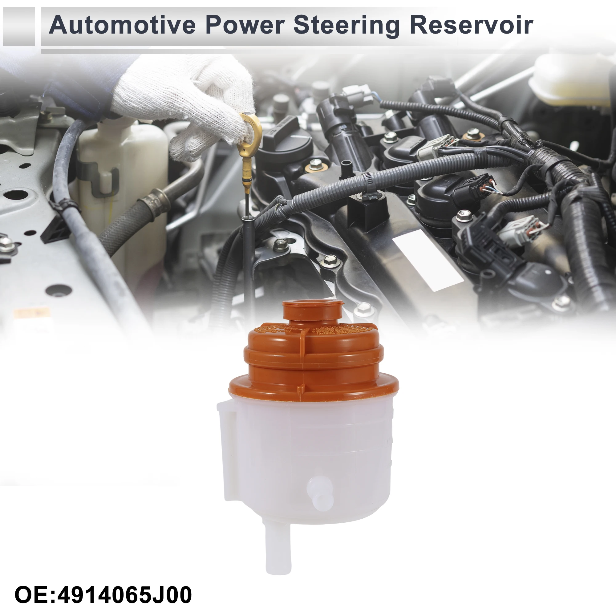 Power Steering Reservoir UXCELL for Suzuki Grand Vitara 2006-2013 No.4914065J00 1 Pc