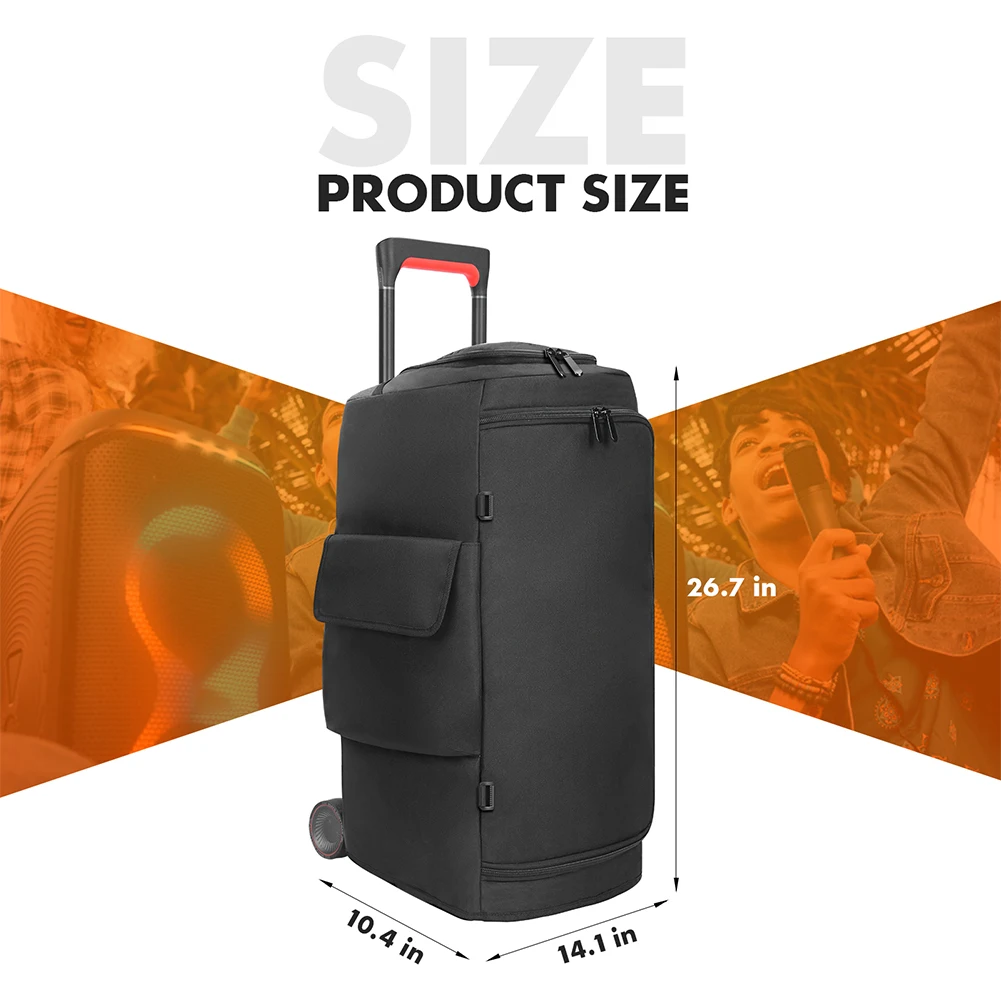 Portable Speaker Dust Case for JBL PARTYBOX 310/320 Double-Sided Speaker Storage Bag Travel Carry Case for JBL PARTYBOX 310/320