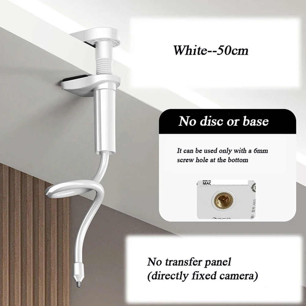 내마모성 아연도금 보안 카메라 클립 홀더 펀치프리 설치 캐비닛 천장 마운트 블랙/화이트 색상 가능