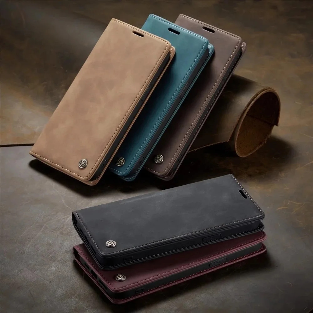 Leather Flip Cover Case - Elegant Protection