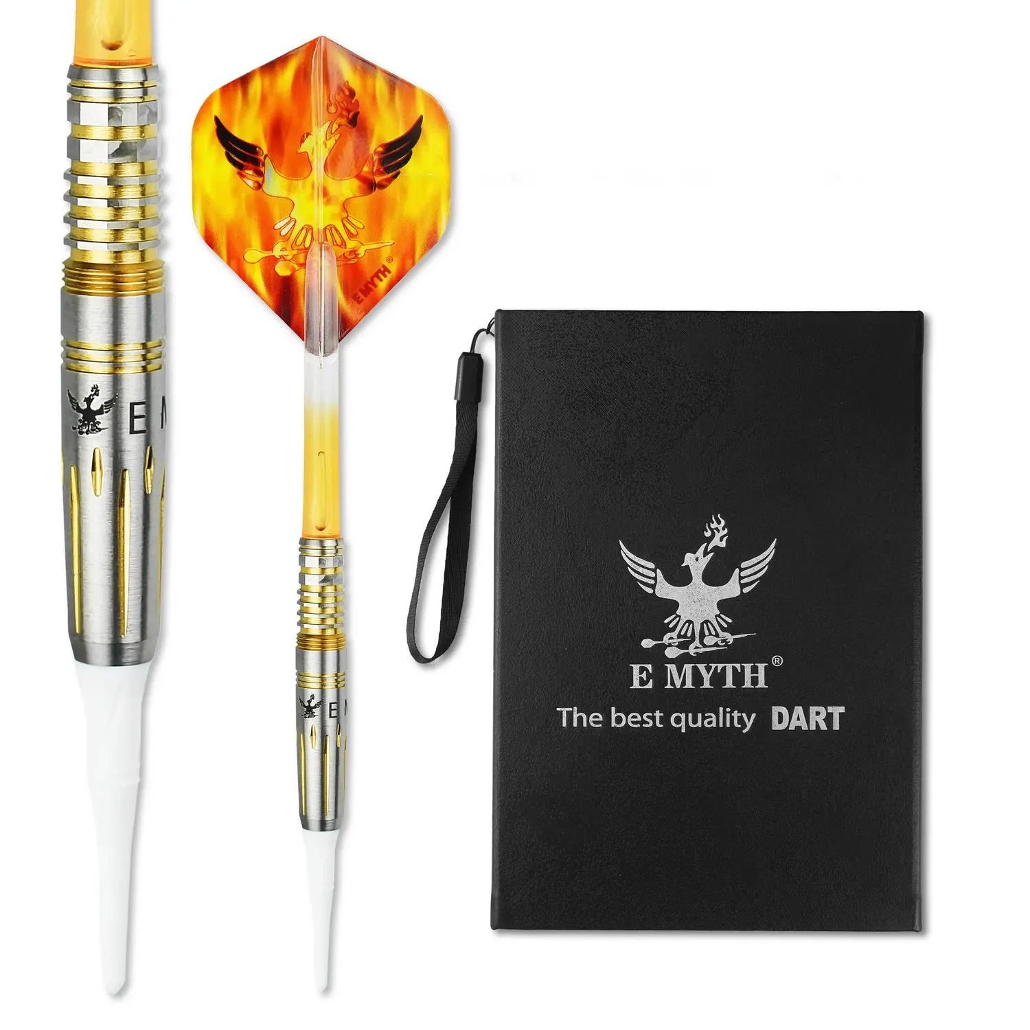 

E MYTH Kylin Professional Match 90% TUNGSTEN 19g Dart Needle Premium Soft Universal Dartboard Practice