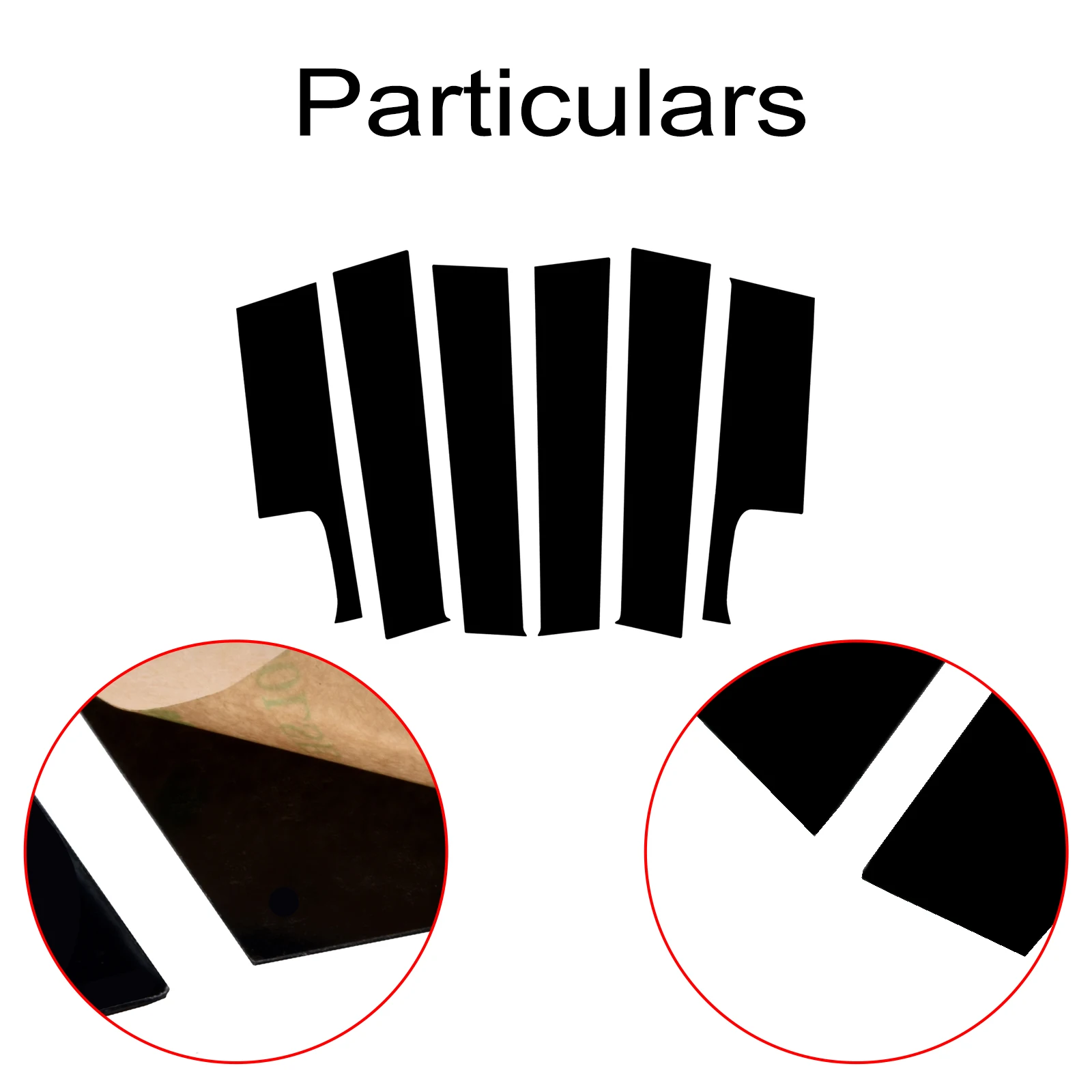 Polished Pillar Posts 6PCS For Jeep Compass 2007-2015 Car Window Trim Cover BC Column Sticker Acess&oacute;rio Para Carro car window stickers,window door cover trim,car window trim stickers,car window trim