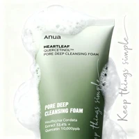 ANUA Heartleaf Quercetin Pore Deep Cleansing Foam, Cleanser, Double Cleanse, BHA, Hyaluronic Acid, Cleanser, Korean Skincare - Image 2