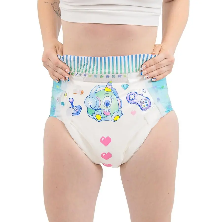 Lil Monsters 11,000ml Adult Diapers 10 Pack Medium