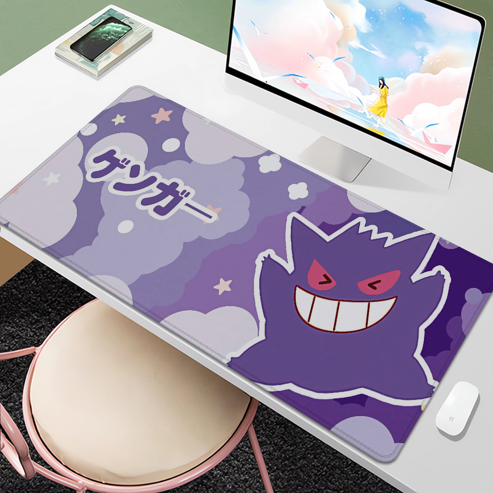 Xxl Mouse Pad Over Edge P-pokemon Large Gamer Mousepad Anime Rubber Non-slip Deskmat Office Accessories Desk Mat Gaming Mats