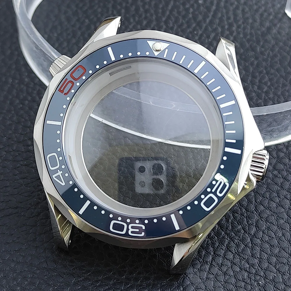 Premium 42mm Men's Watch Case with Sapphire Glass and 20mm Strap - Complete Watch Accessory Set with Box