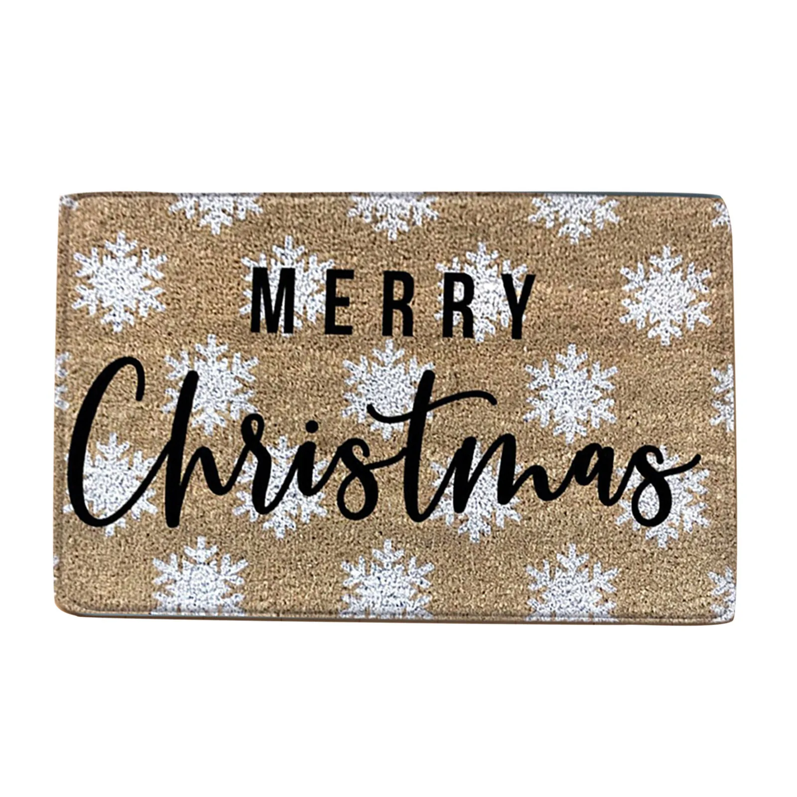 Enfeites De Natal Christmas Festival Decoration Front Door Carpet Indoor Outdoor Anti-Skid Mat Christmas Decorations