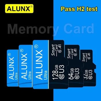 ALUNX 마이크로 카드 TF SD 메모리 카드, 클래스 10, 64 GB U3, 4K 고속 플래시 메모리 카드, C10, 32G, 64G, 샤오미, 화웨이, 삼성구 등용