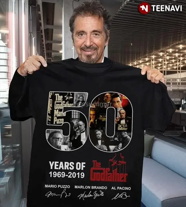 

50 Years Of The Godfather 1969-2019 Signatures T-Shirt