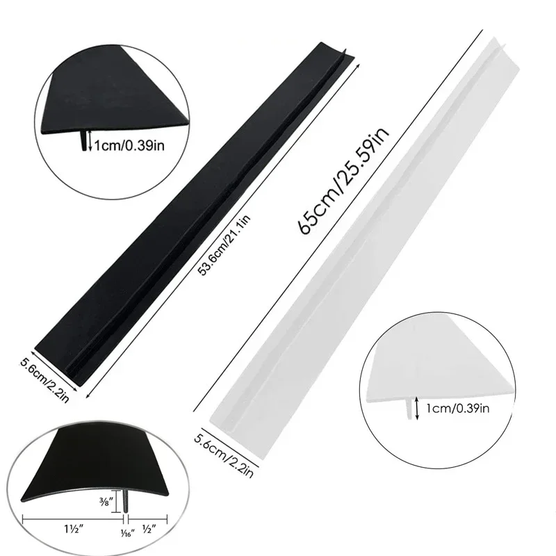 Kitchen Silicone Stove Counter Gap Cover T-Shaped Spills Between Counter Oil Dust Seal Rubber Strip for Gas Stove Protector
