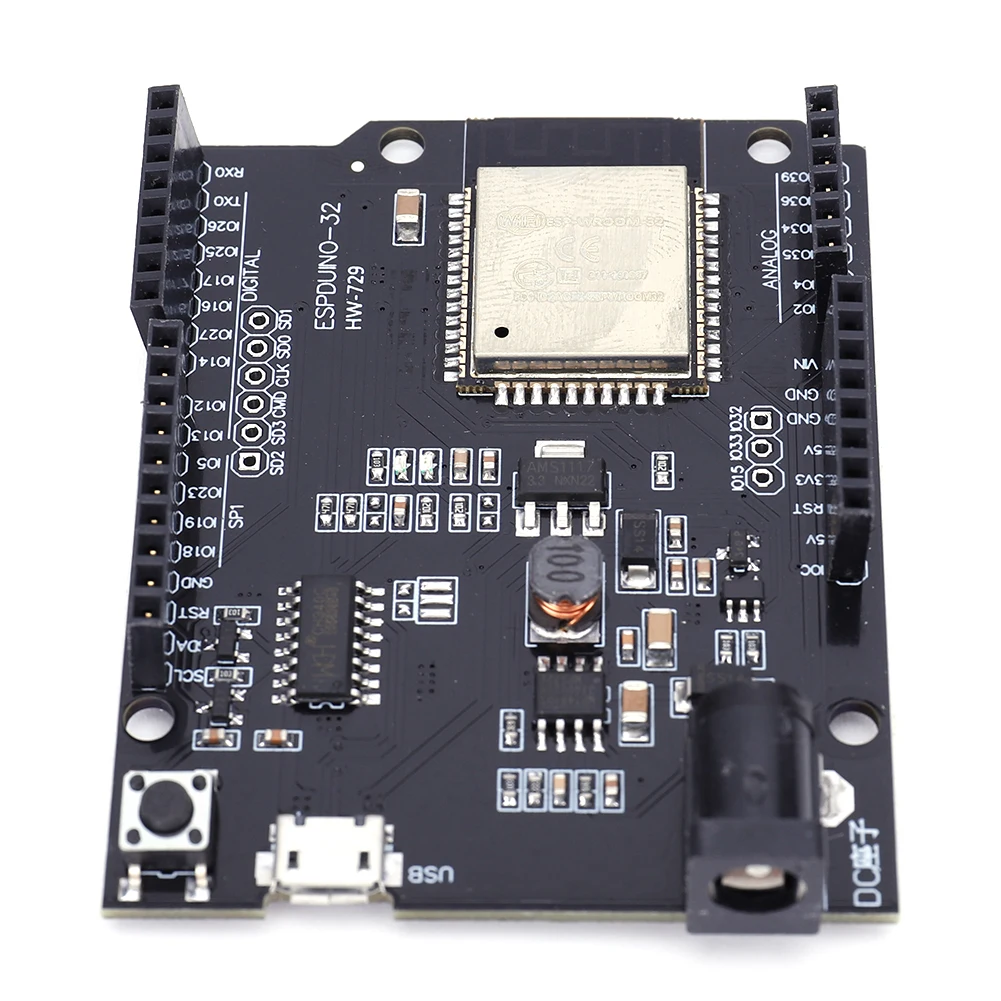 아두이노용 와이파이 블루투스 호환 개발 모듈, ESP32 개발 보드, 4MB 플래시 DC 5V-12V