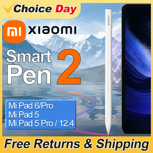 2023 New Xiaomi Stylus Pen 2 Smart Pen For Xiaomi Mi Pad 6 Pad 5 Pro Tablet  4096 level Sense Thin light Magnetic Drawing Pencil - AliExpress