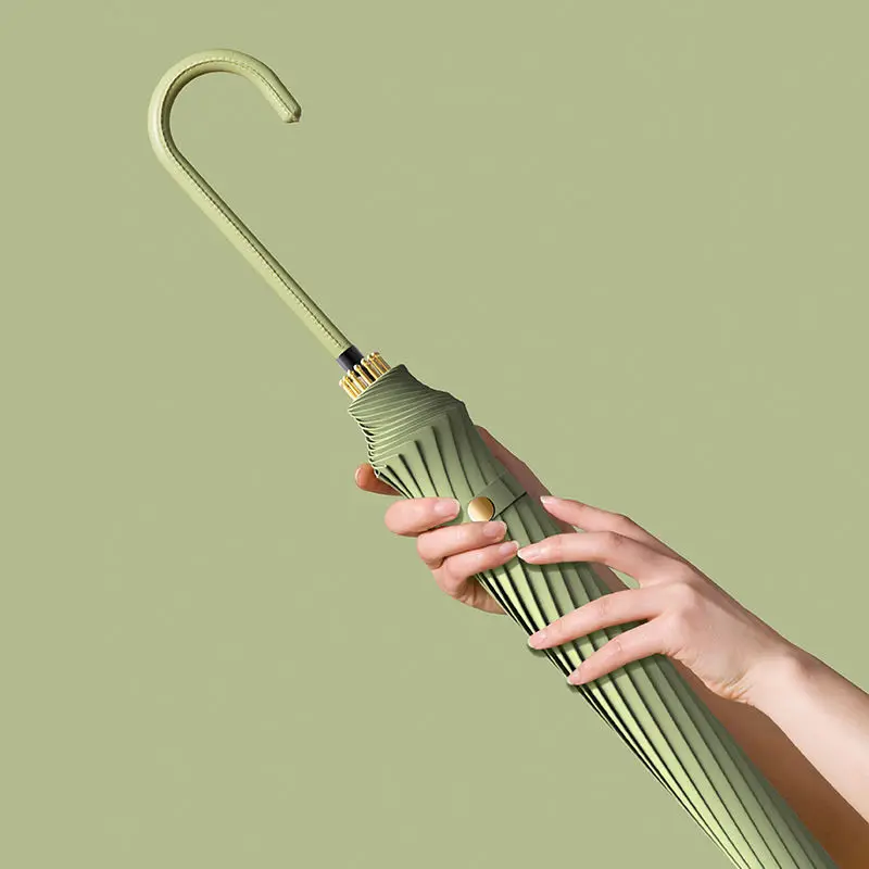 16 bone long handlcar reinforced straight pole umbrella with printing capability