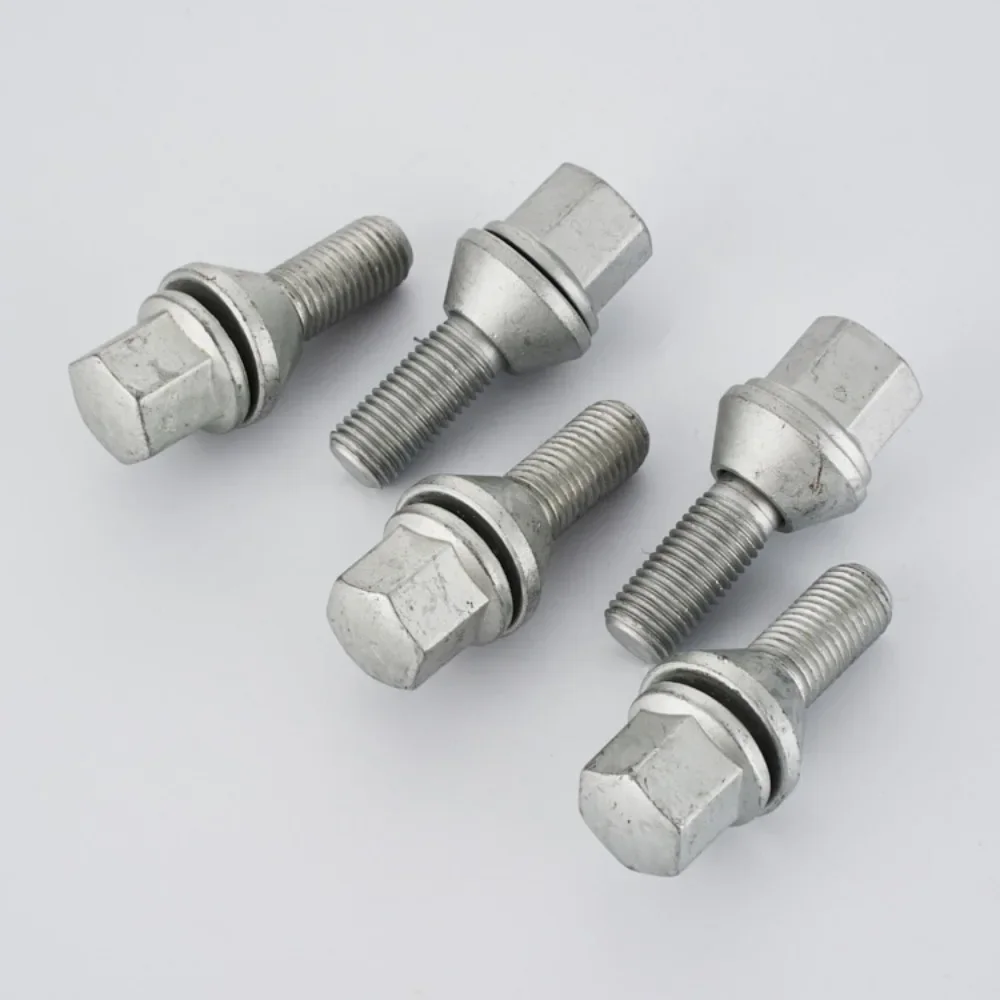 1pc Lug Bolts Wheel Hub Screw Suit for Dacia Renault M12x1.5 Hex 17mm Lenght 57mm Thread Lenght 25mm