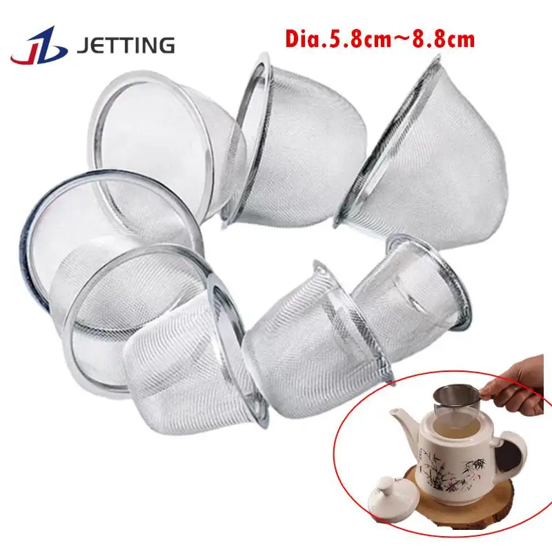 304 Stainless Steel Filter 1pc tea infuser tea strainer tea filter Reusable Tea Infuser Tea Strainer Teapot Loose Leaf Spice Filter Kitchen Accessories