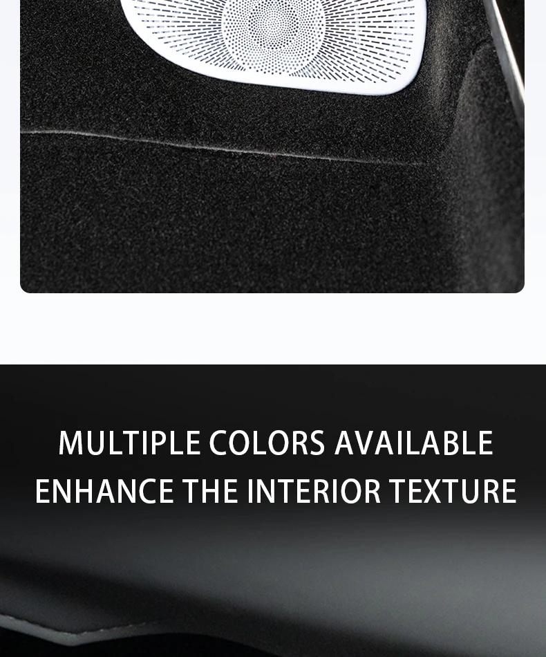 For ZEEKR 7X Air outlet protection cover under the seat Metal dust cover Anti-cl