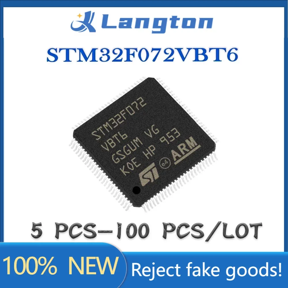 

STM32F072VBT6 STM32F072VBT STM32F072VB STM32F072V STM32F072 STM32F STM32 STM New Original IC MCU Chip LQFP-100