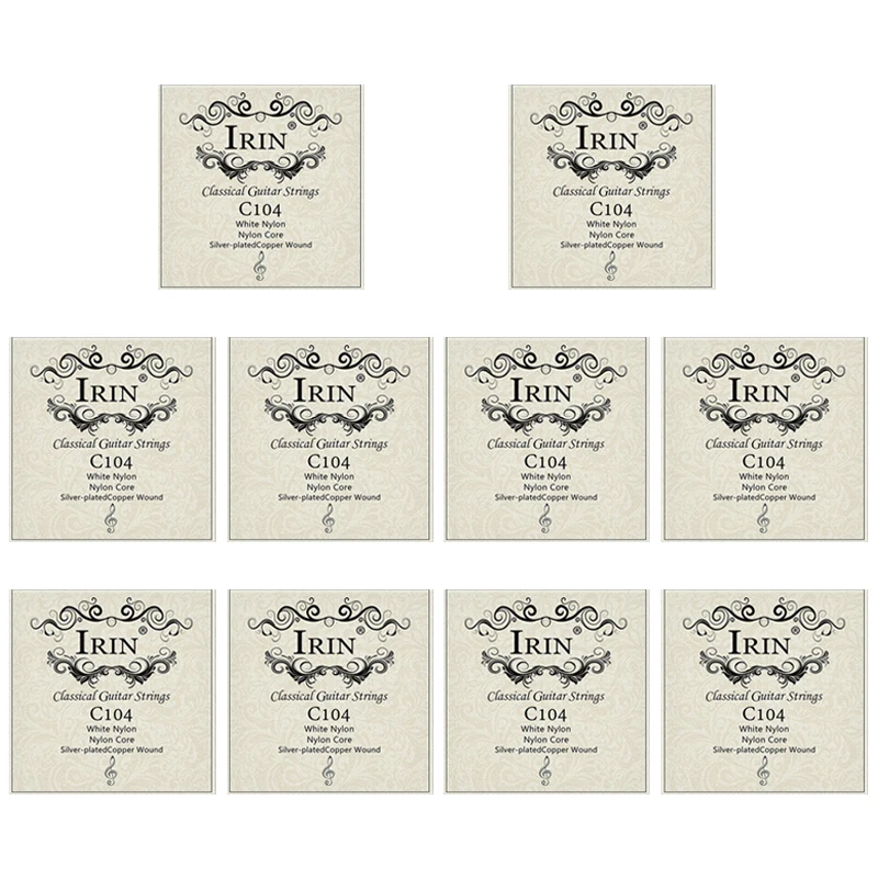 IRIN Set of 6 Nylon Guitar Strings - Classic Guitar Instrument Accessories