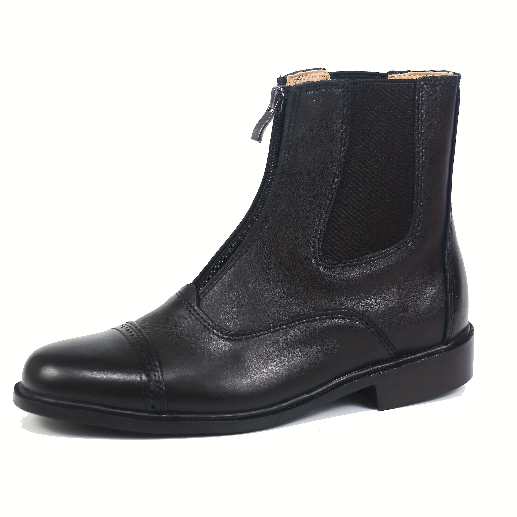 Aoud Horse Riding Boots Equestrian Boots Full Leather High Quality Zipper Shoes Men Women Paardrijden Laarze Horse Hootsn Halter 5