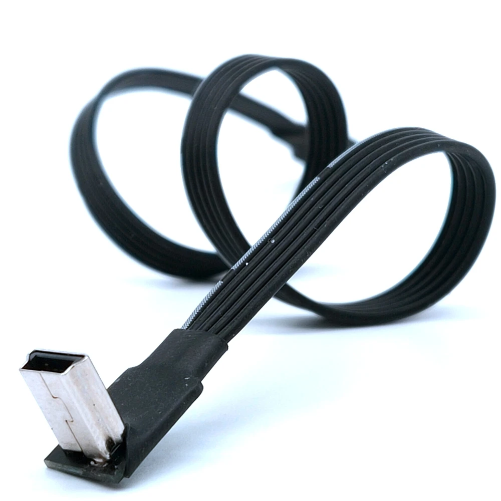 미니 USB 5 핀 수-암 연장 어댑터, 90 도 좌우 상하 앵글 미니 USB 수 어댑터, 5cm