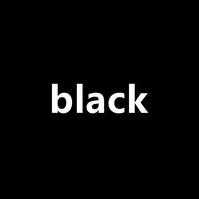 black
