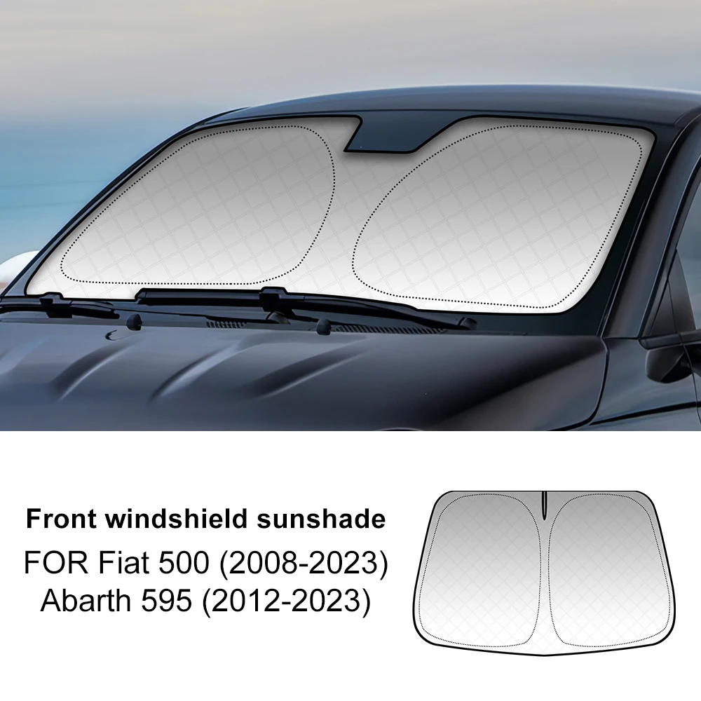 500C Pare-Soleil Compatible Avec Fiat 500 Abarth 595 2017-2022 2023