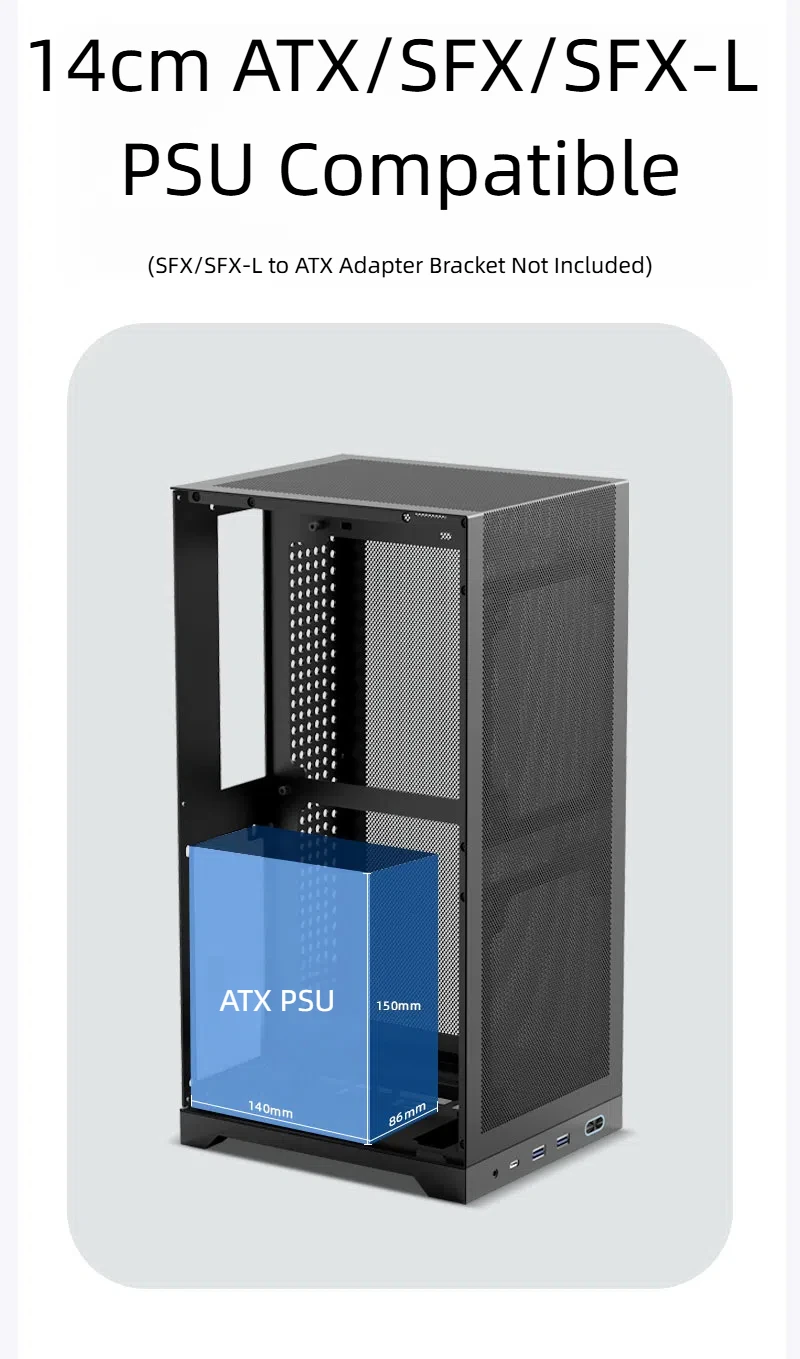Корпус ShinySnake L400 Mesh ITX | AliExpress