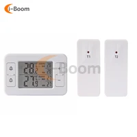 1 tow 2 Electronic Thermometer High Accuracy Refrigerator Freezer Temperature Monitor Wireless Temperature Sensor with Alarm 1