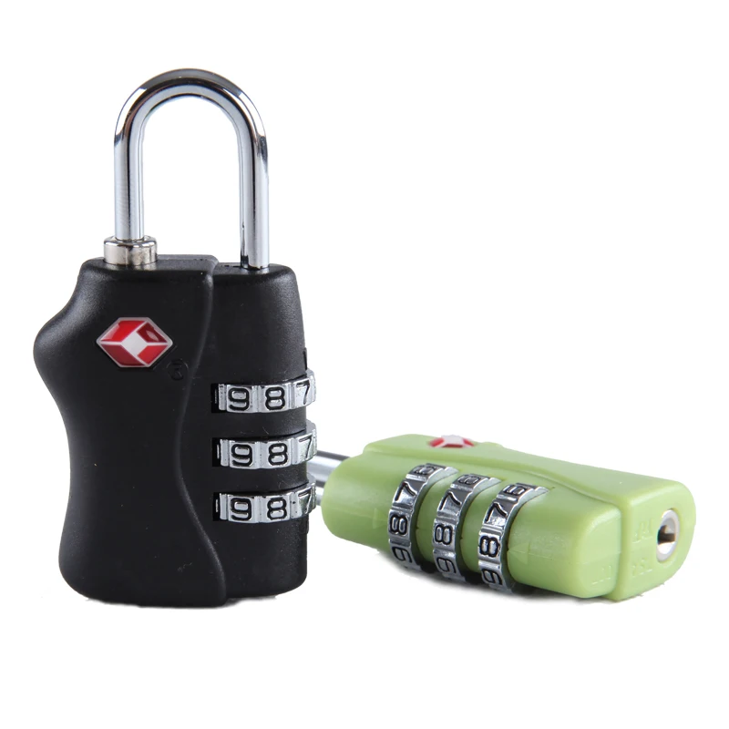 Description Picture 2 of item1/2PCS Hot TSA Customs Code Lock 4 Dial Digit Password Lock Combination Suitcase Luggage Metal Code Password Locks Padlock