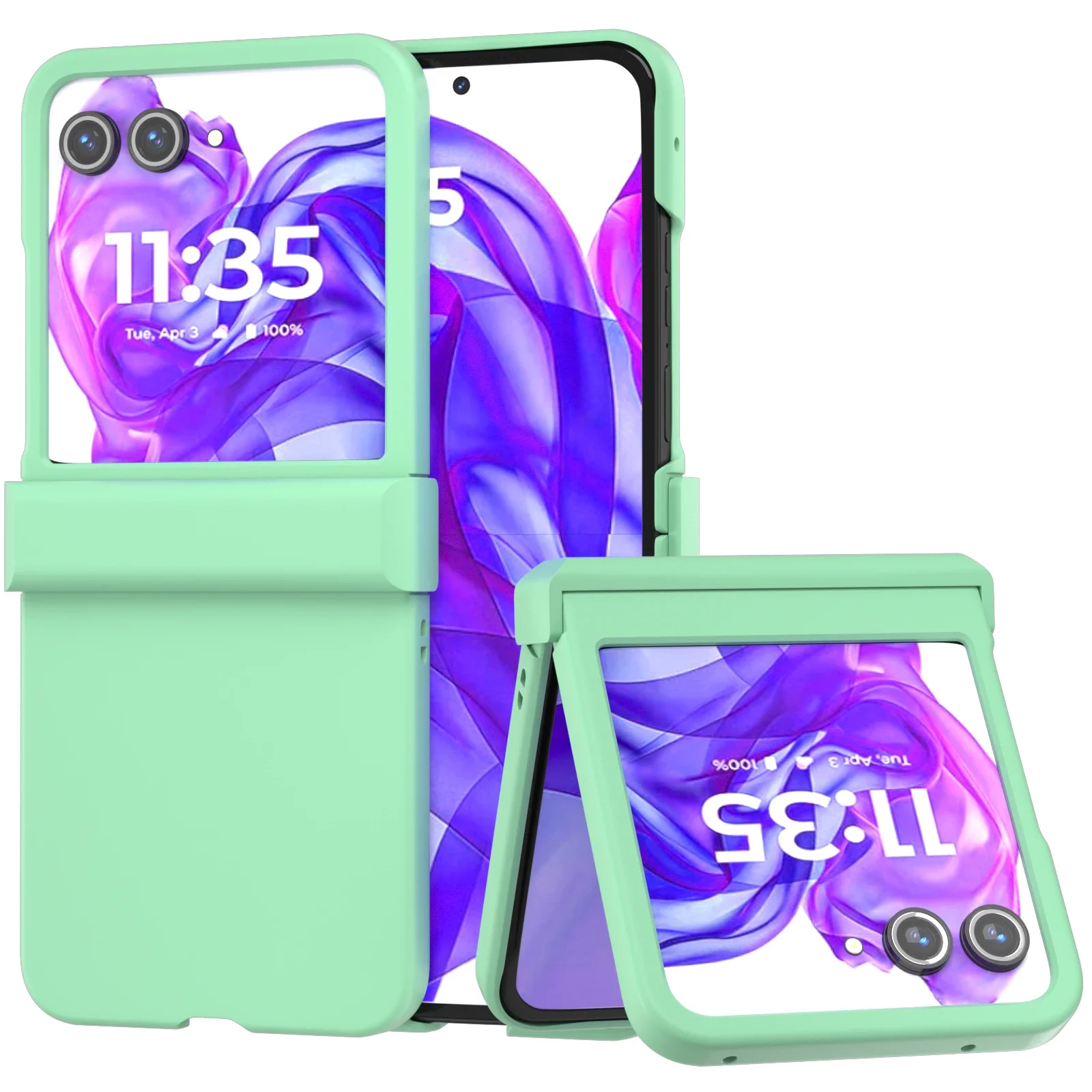 Slim Ultra Thin Hard Protective Candy Color Phone Case with Camera Guard