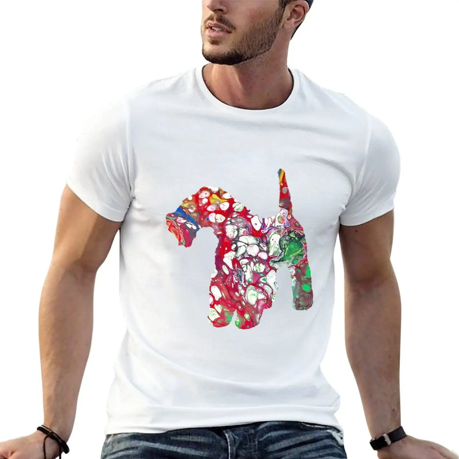 Airedale Terrier, Airedale Terrier Gifts, Airedale Terrier Mug, Airedale Terrier Painting, Airedale Terrier Art, Airedal T-Shirt