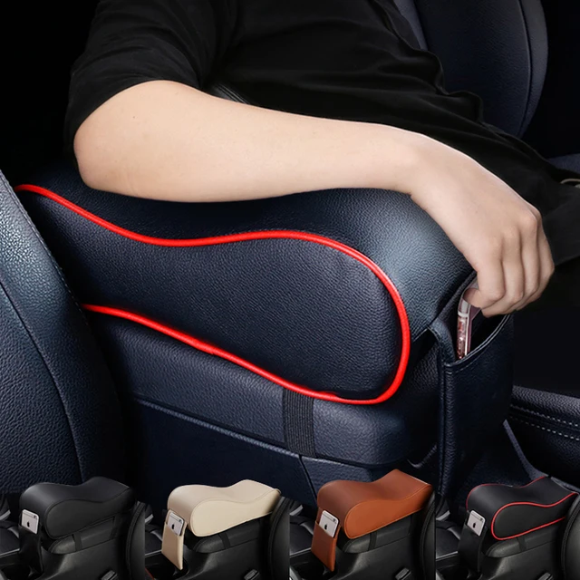Leather Armrest Pad with Memory Foam 1
