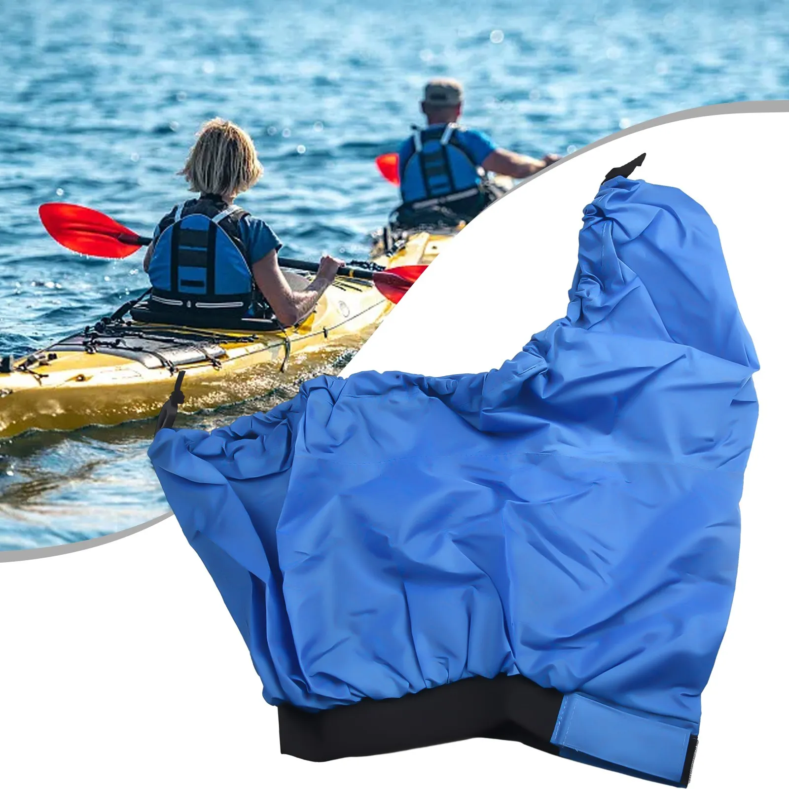 UniversalAdjustableSportWaterproofNylonKayakSpraySkirtDurable