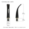MUXIANG 1pc acrylic pipe holder classic curved handle tobacco pipe holder   for 9mm filter element DIY Father Day Christmas gift 5